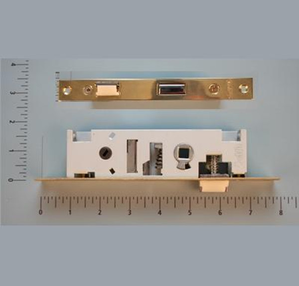 Mortise Latch Assembly for Screen Away, 7/8" Backset