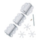 Adjustable Self-Closing Spring Door Hinge Set