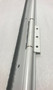 4 Hinge Side Rail with Weatherstrip - WHITE Actual Hinge Height 81.5"