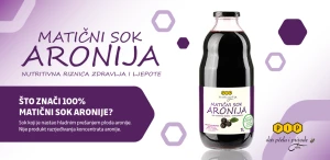 Aronija matični sok- nutritivna riznica zdravlja iz prirode