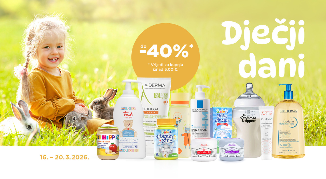 Dječji dani do -40% | 16. - 20.03.