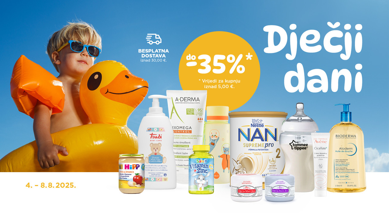 Dječji dani do -35% | 4. - 8.8.