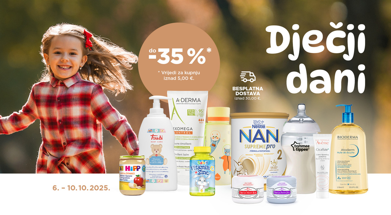 Dječji dani do -35% | 6. - 10.10.