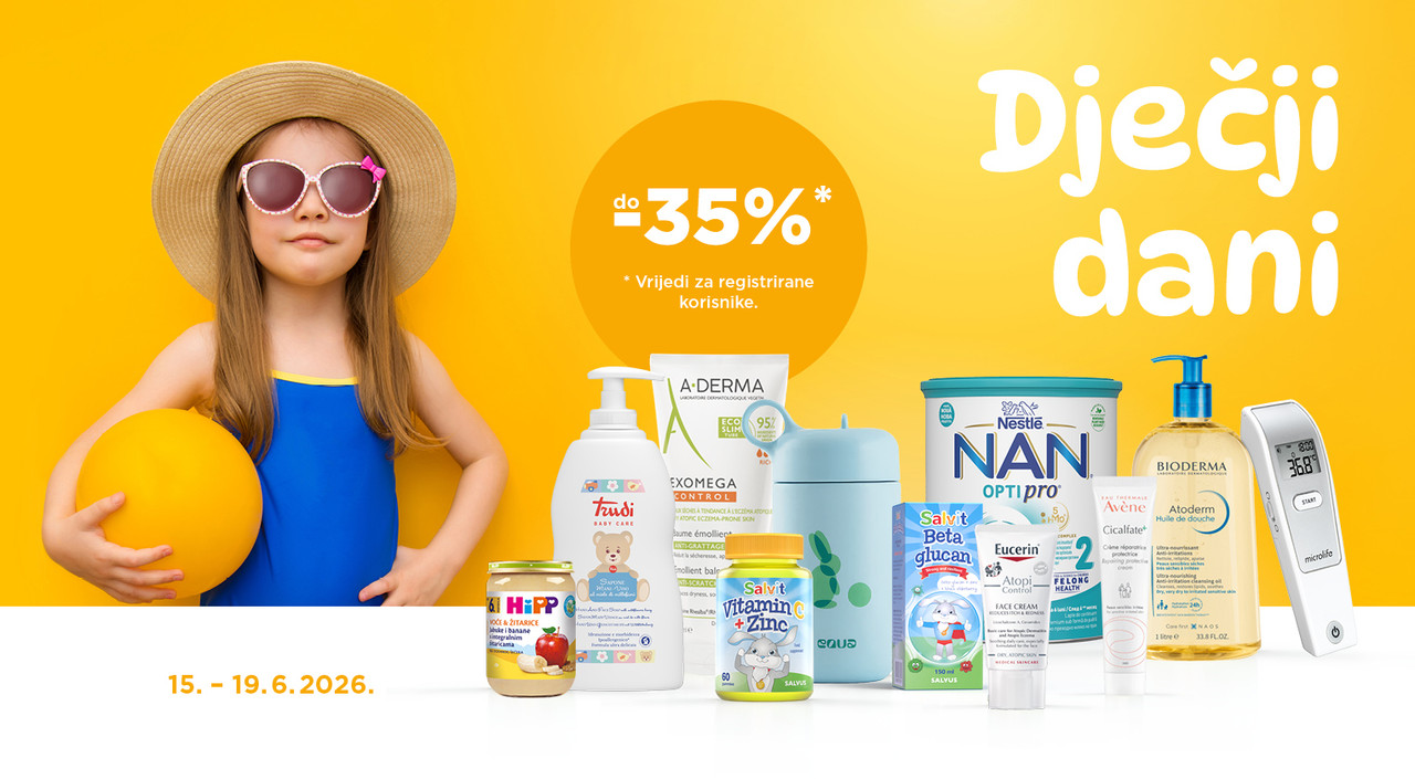 Dječji dani do -35% | 15. - 19.6.