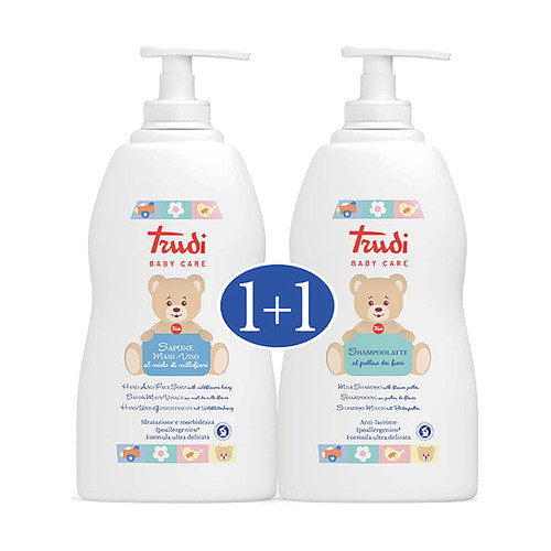 Trudi kremasti gel za ruke i lice s cvjetnim medom, 500 ml + Trudi šampon, 500 ml 1+1 paket