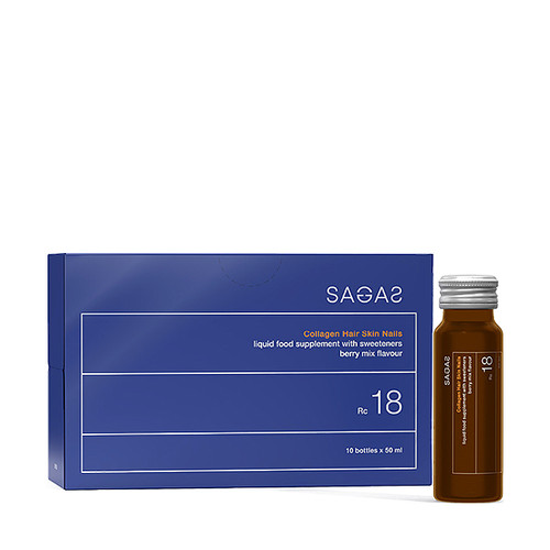 Sagas Rc 18 Collagen Hair Skin Nails kolagen za kožu, kosu i nokte, 10 ampula