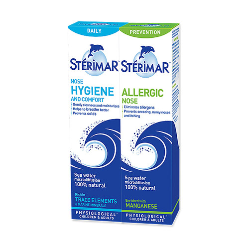Sterimar Izotonični sprej 50 ml + Sterimar Mangan 50 ml