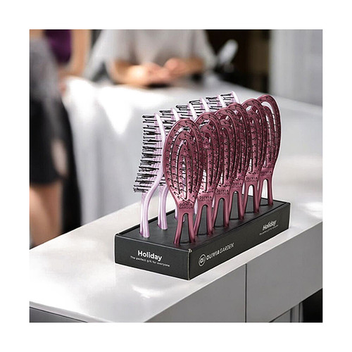 Olivia Garden Fingerbrush Holiday Mini četka za kosu