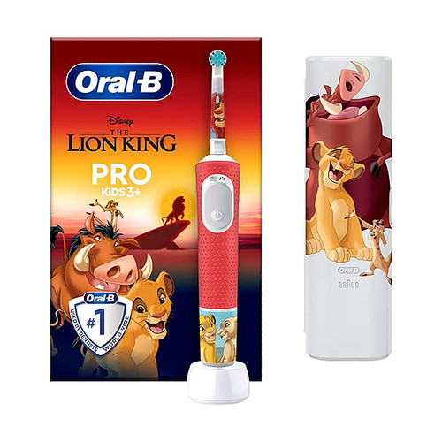 Oral-B Električna četkica PRO KIDS 3+ LION KING + Torbica