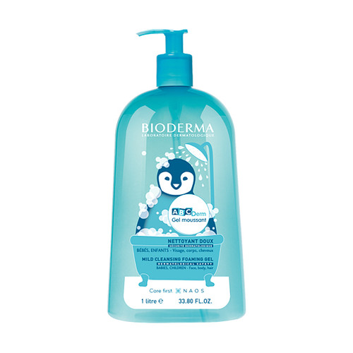 BIODERMA ABCDERM PJENUŠAVI GEL 1000 ML