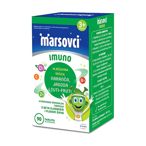 MARSOVCI IMUNO TABLETE ZA ŽVAKANJE A90