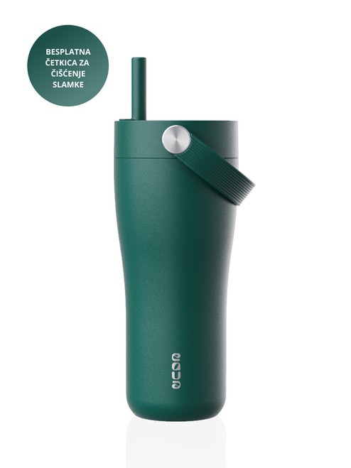 EQUA Carry Cup Termo šalica od nehrđajućeg čelika za čaj/kavu, 600 ml, Forest Green