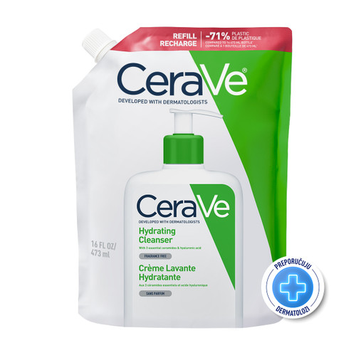 CeraVe hidratantna emulzija za čišćenje za normalnu do vrlo suhu kožu 473 ml REFILL