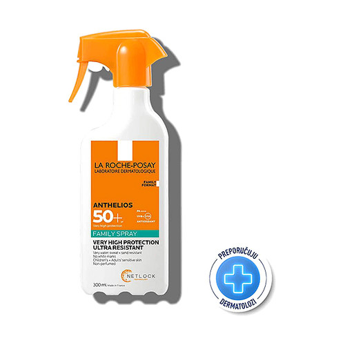 La Roche-Posay Anthelios Family sprej SPF50+ 300 ml