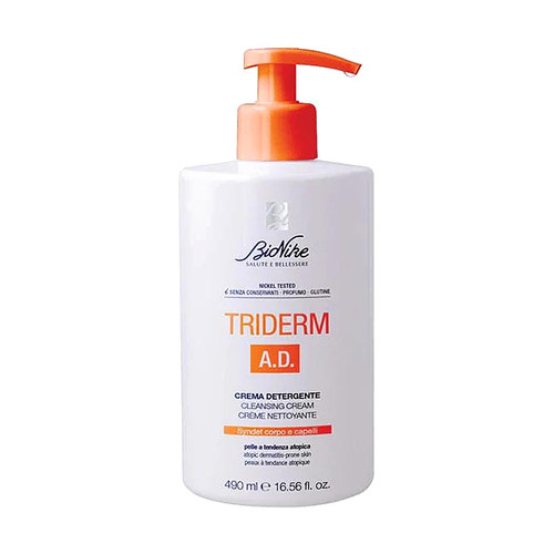 Bionike Triderm A.D. krema za pranje tijela i kose 490 ml
