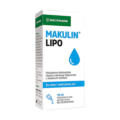 Dietpharm Makulin Lipo kapi za oči 10 ml