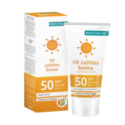 BIOVITALIS Biovitalis UV zaštitna krema za sunčanje SPF50, 150 ml 