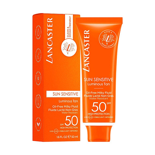 Lancaster Sun Sensitive Beauty mlijeko za zaštitu lica od sunca SPF50, 50 ml