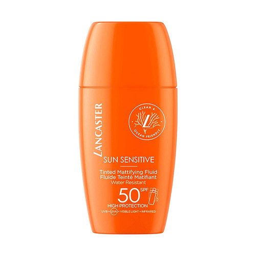 Lancaster Sun Sensitive matirajući fluid za zaštitu lica od sunca SPF50, 30 ml