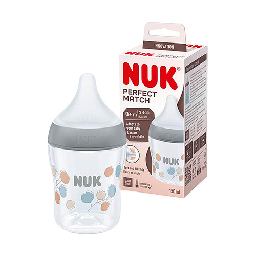 Nuk Perfect Match PVC bočica za djecu 0mj+, 150 ml