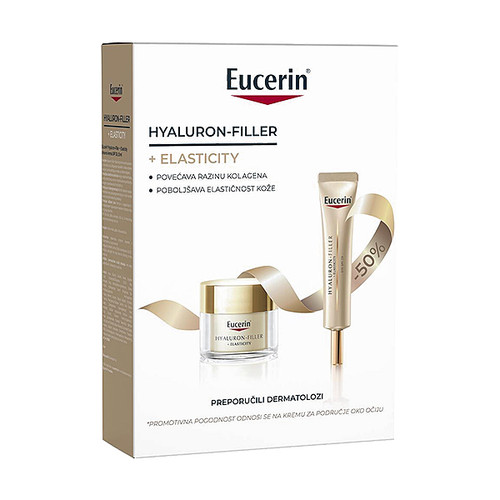 Eucerin Hyaluron-Filler + Elasticity paket za zrelu kožu s borama
