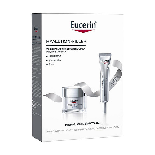 Eucerin Hyaluron-Filler paket za njegu lica i područja oko očiju