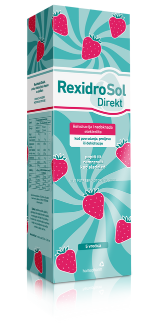 Hamapharm RexidroSol direkt otopina za rehidraciju kod proljeva i povraćanja, A5