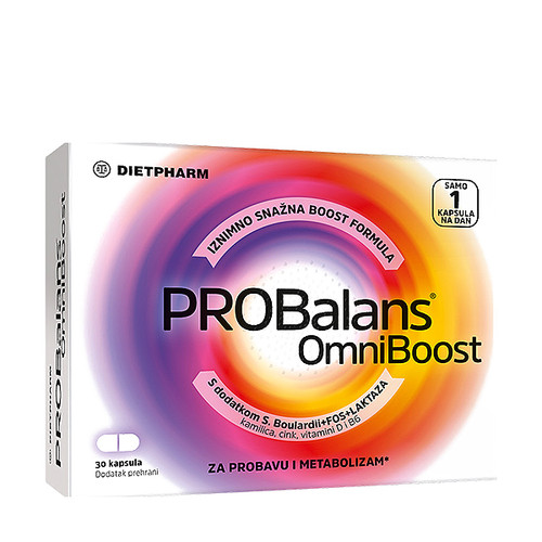 Dietpharm PROBalans OmniBoost dodatak prehrani za snažan imunitet i probavu, 30 kapsula