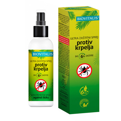Biovitalis Ultra zaštitni sprej protiv krpelja, 100 ml, Rok upotrebe 30.11.2025.