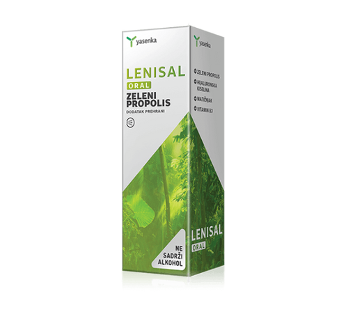 Yasenka Lenisal Oral zeleni propolis sprej za grlo, 30 ml