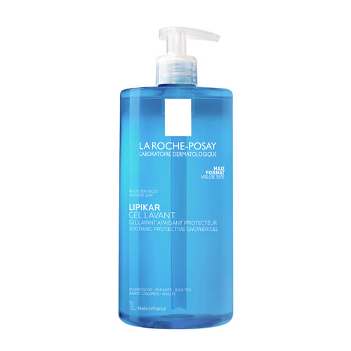 La Roche-Posay Lipikar gel za tuširanje za lice i tijelo, 1000 ml