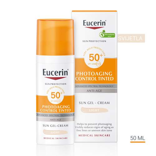 EUCERIN SUN PHOTOAGING CONTROL krema za lice SPF50 LIGHT EUCERIN SUN PHOTOAGING CONTROL krema za lice SPF50 LIGHT