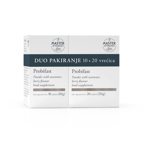 Master of Pharmacy Probifast Prašak za crijevnu mikrobiotu i imunitet, duo pakiranje A10 + A20 
