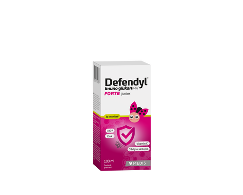 Medis Defendyl Imuno&glukan P4H® FORTE junior sirup za imunitet, 100 ml