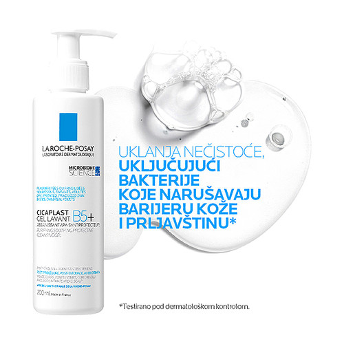 La Roche-Posay Cicaplast Gel Lavant B5+, gel za pranje suhe i osjetljive kože, 200 ml