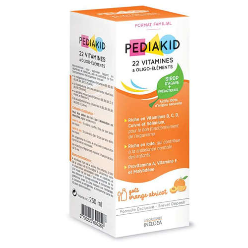 PEDIAKID 22 Vitamina sirup s vitaminima i mineralima, 250 ml PEDIAKID 22 Vitamina sirup s vitaminima i mineralima, 250 ml