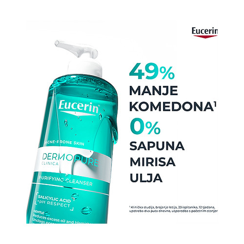 Eucerin DermoPure Clinical gel za čišćenje lica, 400 ml