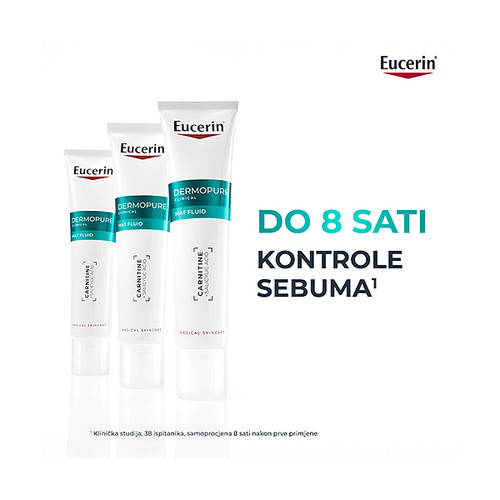 Eucerin DermoPure Clinical 8h matirajući fluid za lice, 40 ml