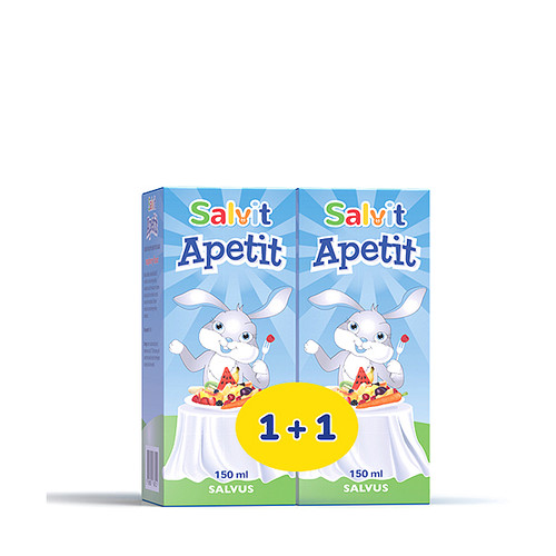 Salvit Apetit sirup za djecu 1+1 gratis