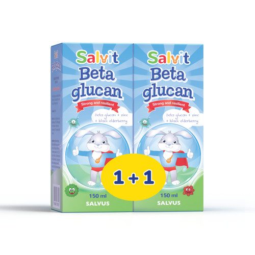Salvit Beta Glukan sirup za djecu 1+1 GRATIS