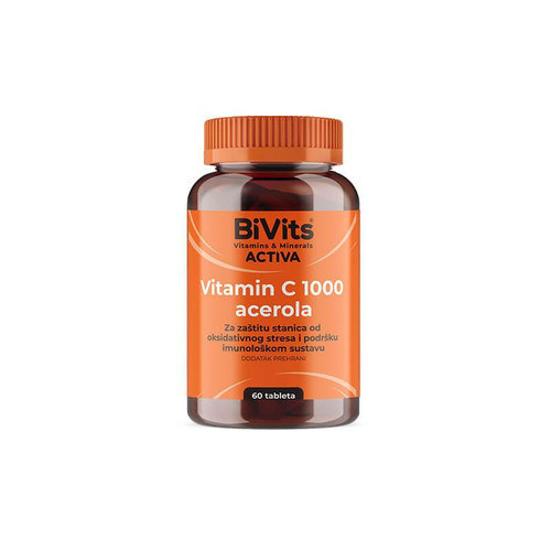 BiVits Activa Vitamin C 1000 + Acerola tbl A 60 