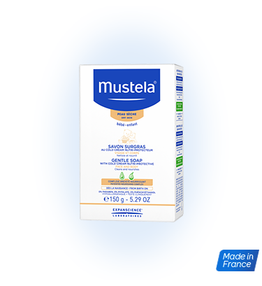 Mustela Cold Nježni sapun za suhu kožu beba 150 g, rok upotrebe 31.5.2026.