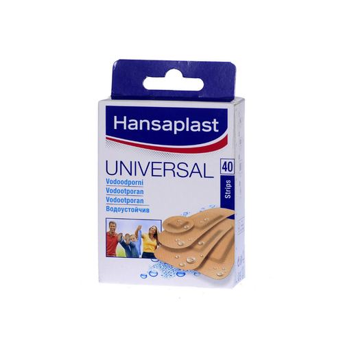 Hansaplast Universal vodootporni flaster 40 komada, rok upotrebe 31.5.2026.