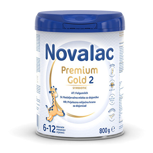 Novalac Premium Gold 2 prijelazna mliječna hrana za dojenčad 800 g