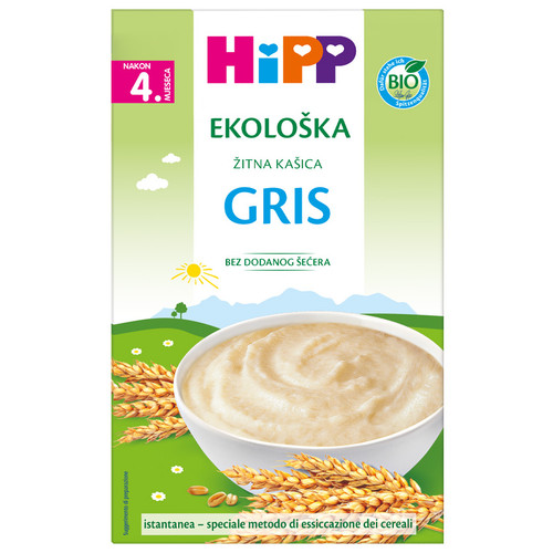 Hipp BIO žitna kašica - Gris 200 g