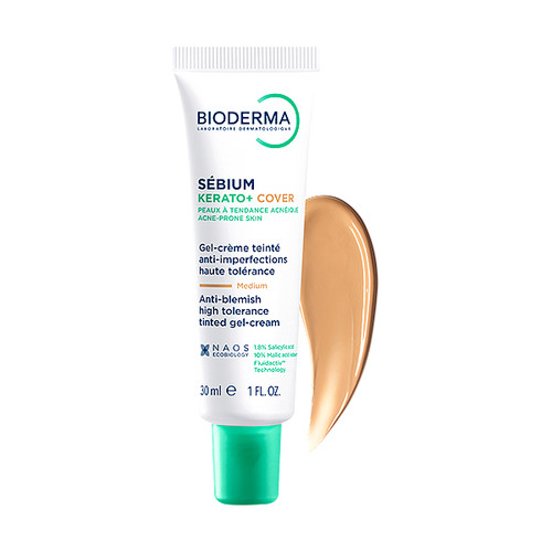 Bioderma Sébium Kerato+ Cover matirajuća gel-krema za toniranje lica 30 ml