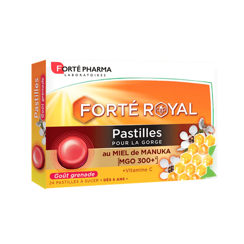 Forte Pharma Forte Royal Manuka pastile MGO 300 + Vitamin C za osjetljivo grlo, A24