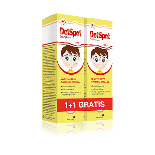 Hamapharm DotSpot pjena 100 ml 1+1, rok upotrebe 30.6.2026.