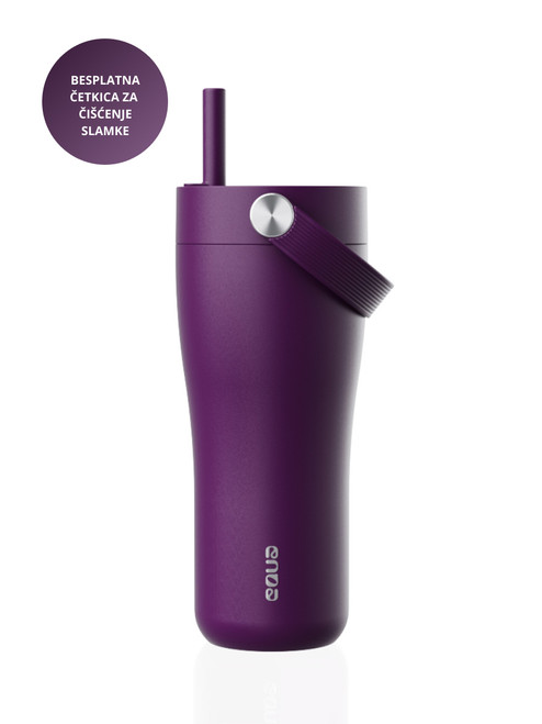 EQUA Carry Cup termo šalica od nehrđajućeg čelika za čaj/kavu 600 ml, mulberry