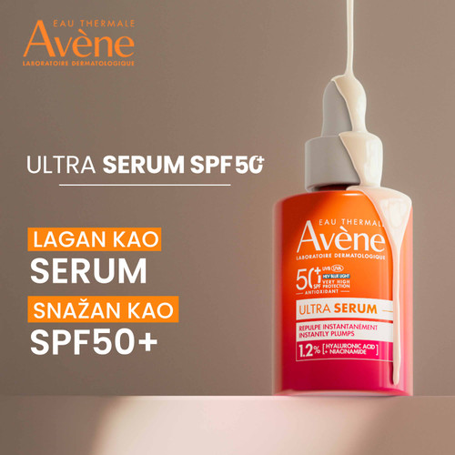 Avène Sun Ultra Plump serum za lice SPF50+ 30 ml